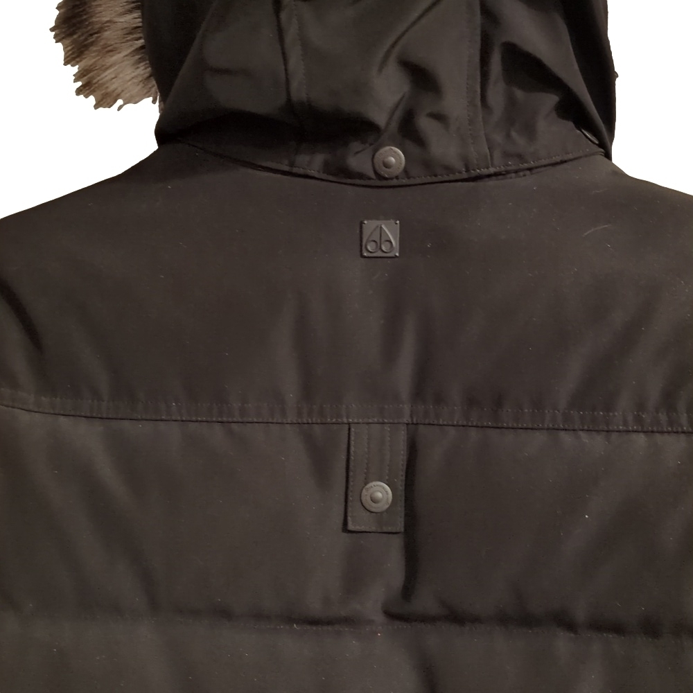Moose Knuckles Alberta Women’s Parka – Size L, NWT, Black, Goose-Down, Fox Fur - Picture 11 of 16